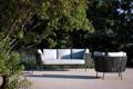 Granada Banc lounge 3 places acier 5