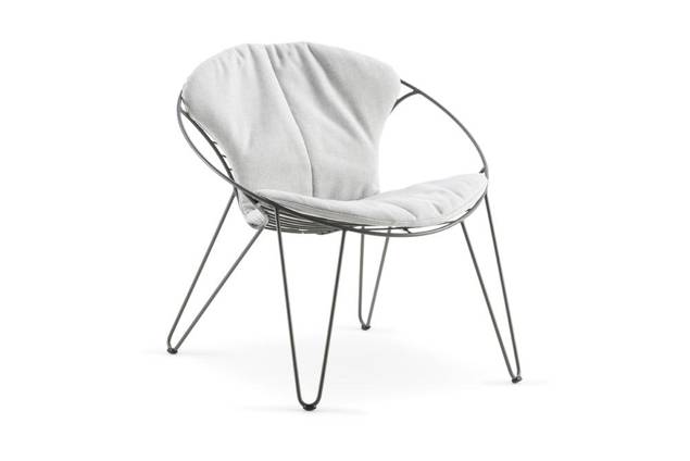 Montreal Fauteuil lounge acier inoxydable 2