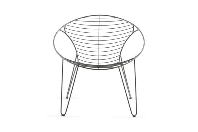 Montreal Fauteuil lounge acier inoxydable 8