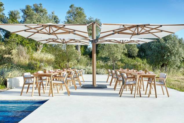 Marbella Parasol carré 9