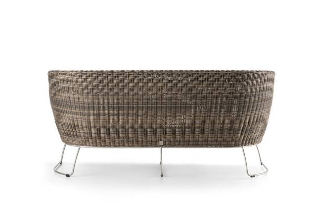 Madonna II Banc lounge 2.5 places rotin 6