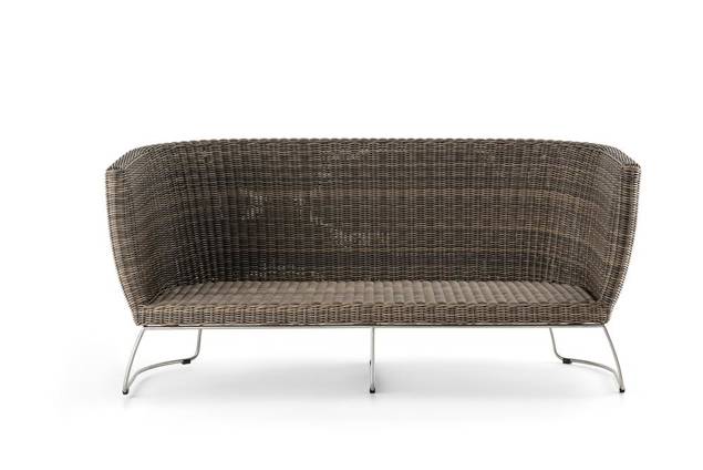 Madonna II Banc lounge 2.5 places rotin 8