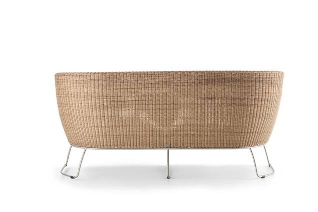 Madonna II Banc lounge 2.5 places rotin 6