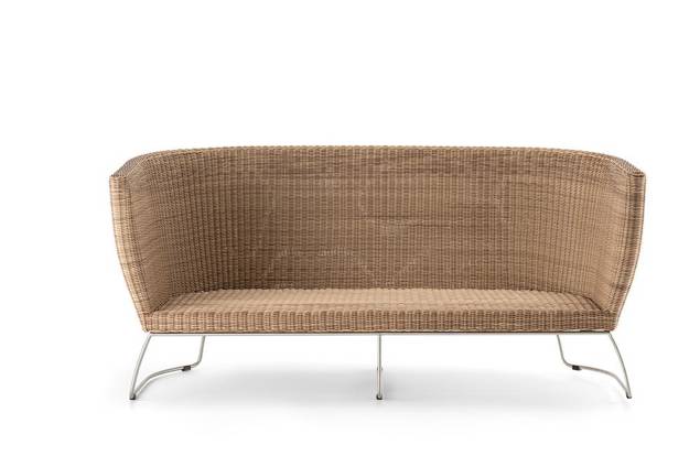 Madonna II Banc lounge 2.5 places rotin 8