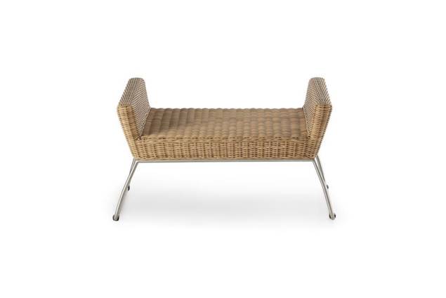 Madonna II Loungehocker Rattan 2