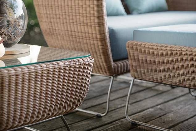 Madonna II 3er Loungebank Rattan 10