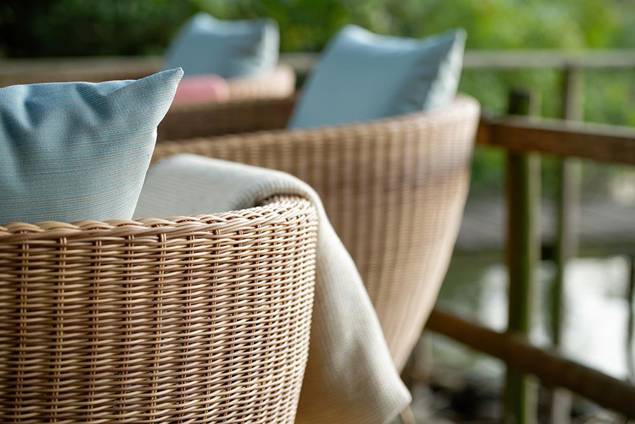 Madonna II 3er Loungebank Rattan 8