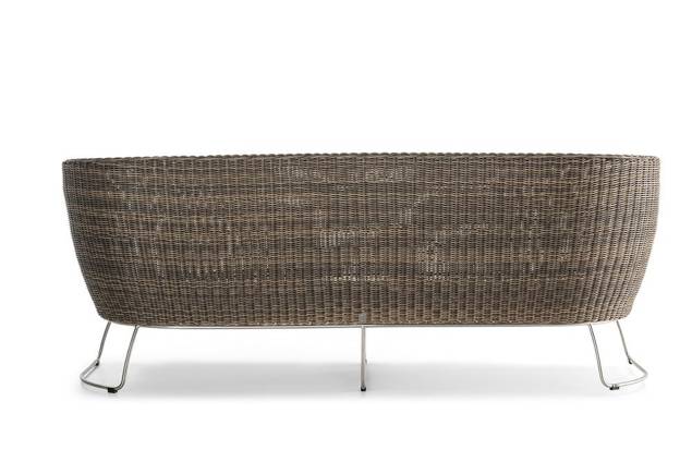 Madonna II 3er Loungebank Rattan 3