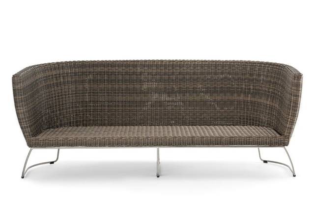 Madonna II 3er Loungebank Rattan 4