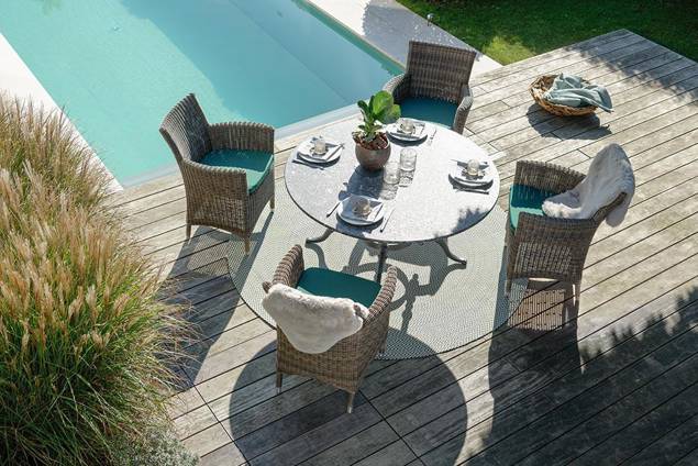 Royal II Gartenstuhl Rattan 12