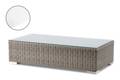 Reviera Cube II Loungetisch Rattan 124x62 cm