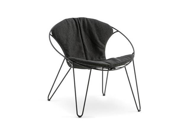 Montreal Fauteuil lounge acier inoxydable 4