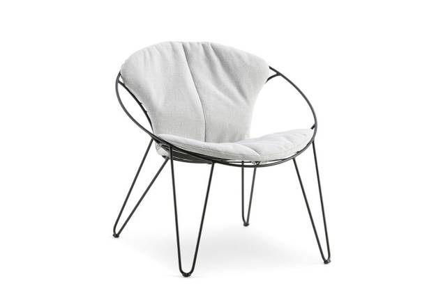 Montreal Fauteuil lounge acier inoxydable 6