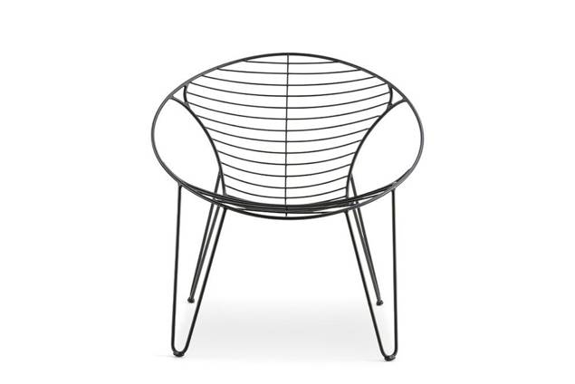 Montreal Fauteuil lounge acier inoxydable 12
