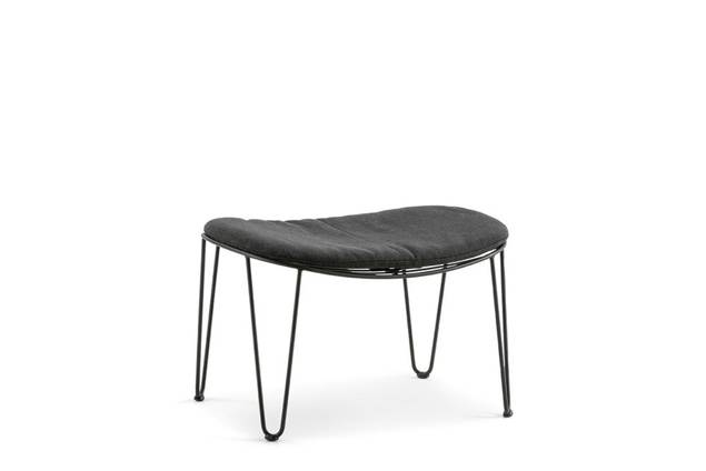 Montreal Tabouret lounge acier inoxydable 2
