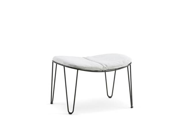 Montreal Tabouret lounge acier inoxydable 6