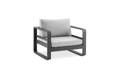 Split Loungesessel Aluminium 1