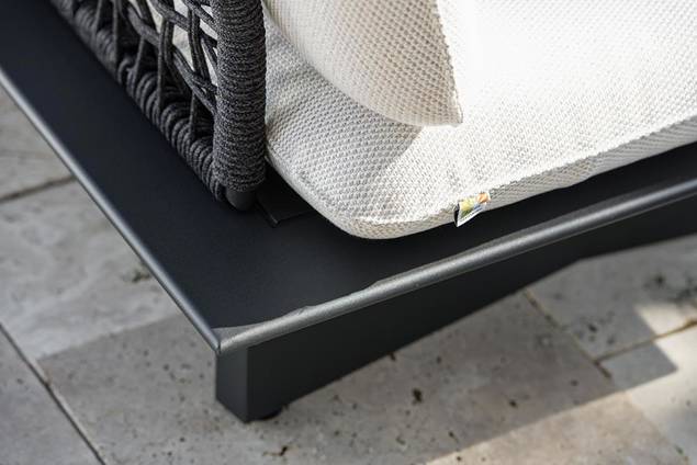 Manhattan Loungehocker/Tisch Aluminium 4