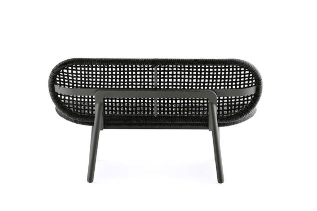 San Diego 2er Loungebank Aluminium 2