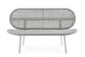 San Diego 2er Loungebank Aluminium 3
