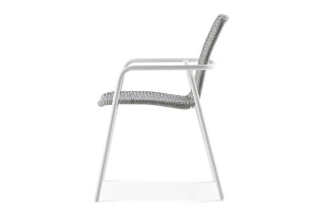 Palma Chaise de jardin empilable aluminium