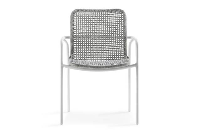Palma Chaise de jardin empilable aluminium 2