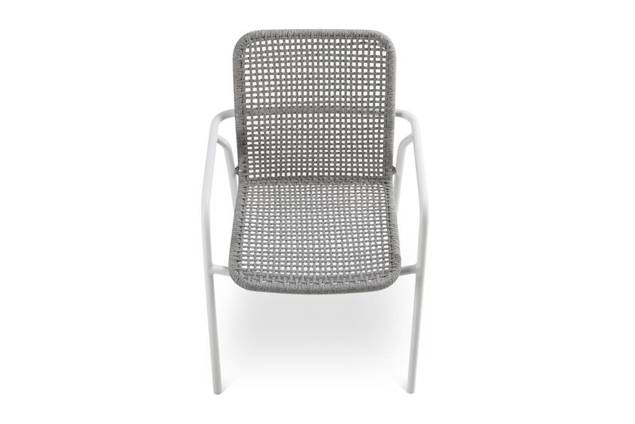 Palma Chaise de jardin empilable aluminium 3