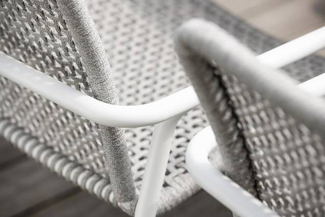 Palma Chaise de jardin empilable aluminium 5