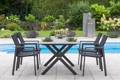 Braga Chaise de jardin empilable aluminium 10