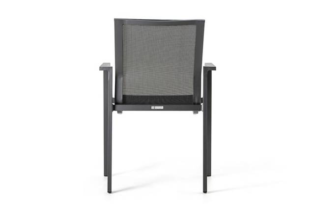 Braga Gartenstuhl stapelbar Aluminium 6