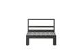 Split Loungesessel Aluminium 4