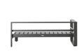 Split Banc lounge 2 places aluminium 3