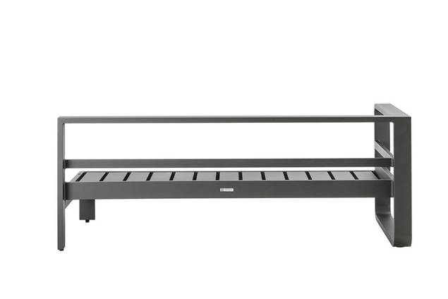 Split Banc lounge 2 places aluminium 3