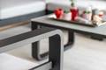Split Banc lounge 2 places aluminium 6