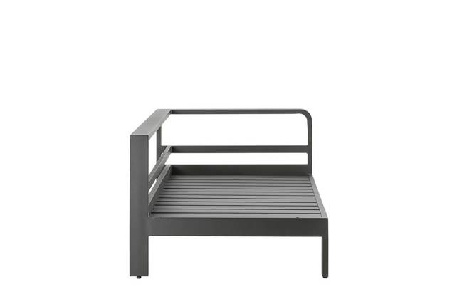 Split 2er Loungebank Aluminium 4