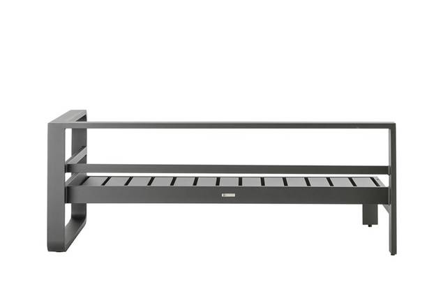 Split 2er Loungebank Aluminium 6