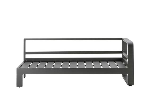 Split 2er Loungebank Aluminium 8