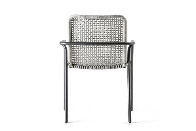Palma Chaise de jardin empilable aluminium 1