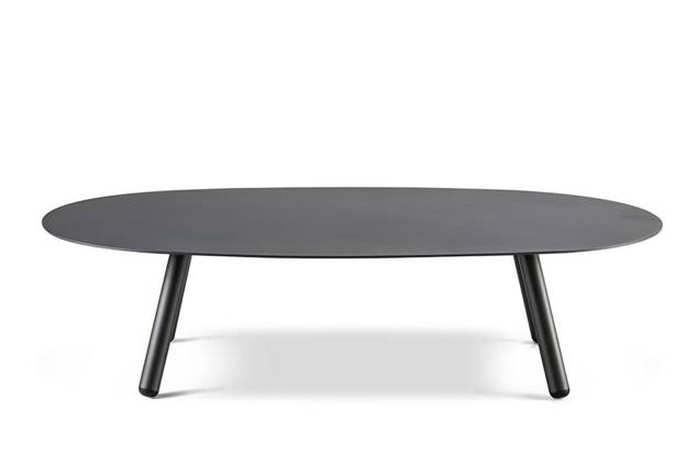 San Diego Table de salon aluminium 68x121 cm 1