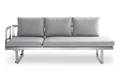 Tosca Banc lounge 3 places acier inoxydable 5