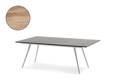 Kapstadt Table de salon aluminium 120x80 cm