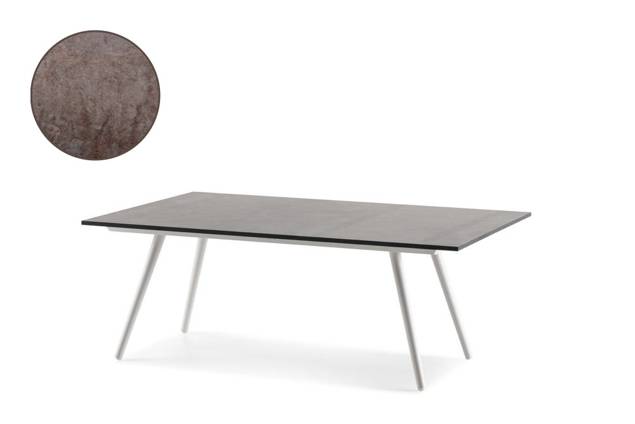 Kapstadt Loungetisch Aluminium 120x80 cm