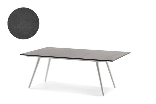 Kapstadt Loungetisch Aluminium 120x70 cm