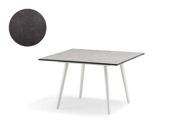 Kapstadt Loungetisch Aluminium 70x70 cm