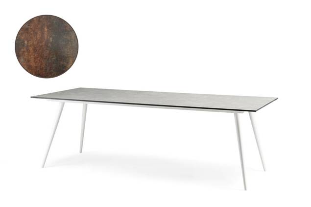Kapstadt Gartentisch Aluminium 220x100 cm