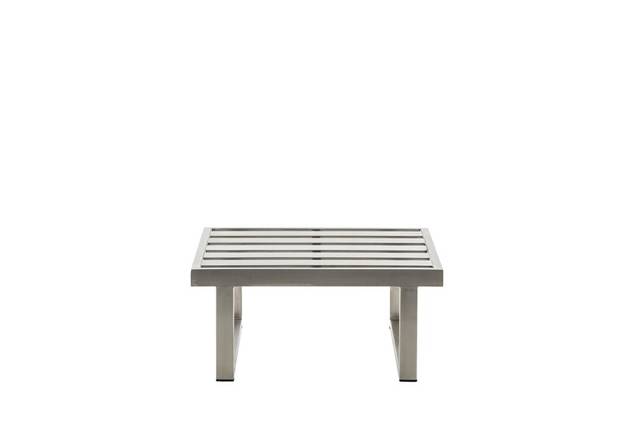 Tosca Loungehocker/Tisch Edelstahl 3