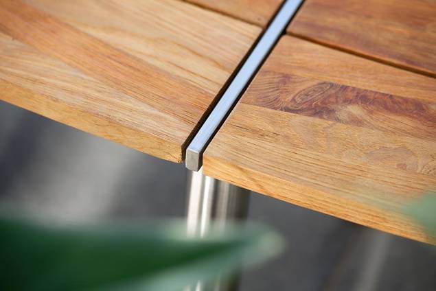 Alaska Banc d'extérieur acier inoxydable 8