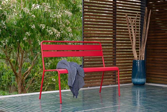 Quito Gartenbank Stahl 4