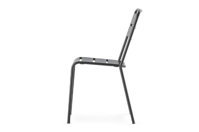 Quito Chaise de jardin empilable acier 2