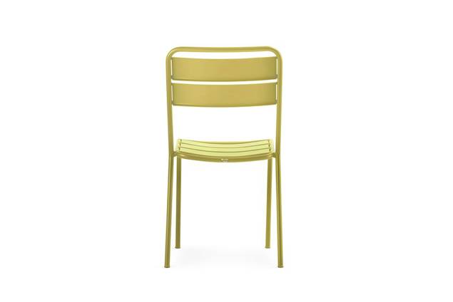 Quito Chaise de jardin empilable acier 4